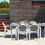 Thumbnail: Alloro Extendable Outdoor Table 140cm To 210cm