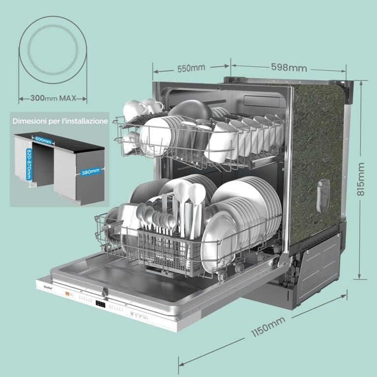 Thumbnail: Comfee’ Built-in Dishwasher 60cm – CDWPB1215P-W