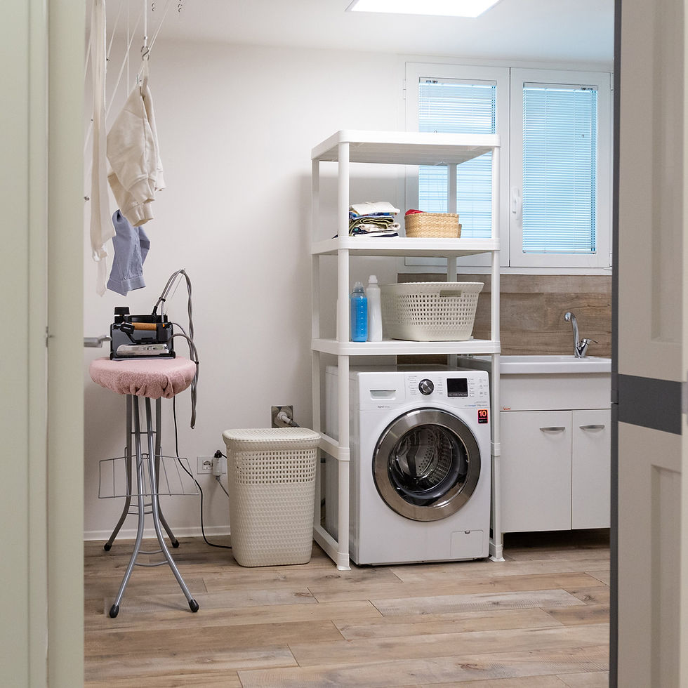 WASH & STORE LAUNDRY SHELVING