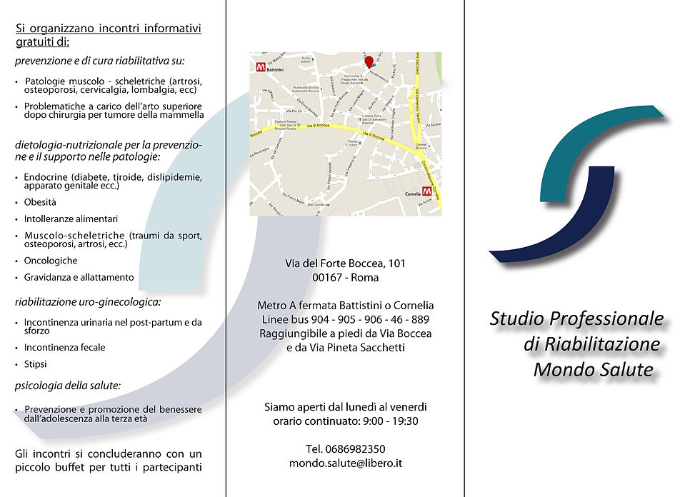 Brochure Studio Mondo Salute