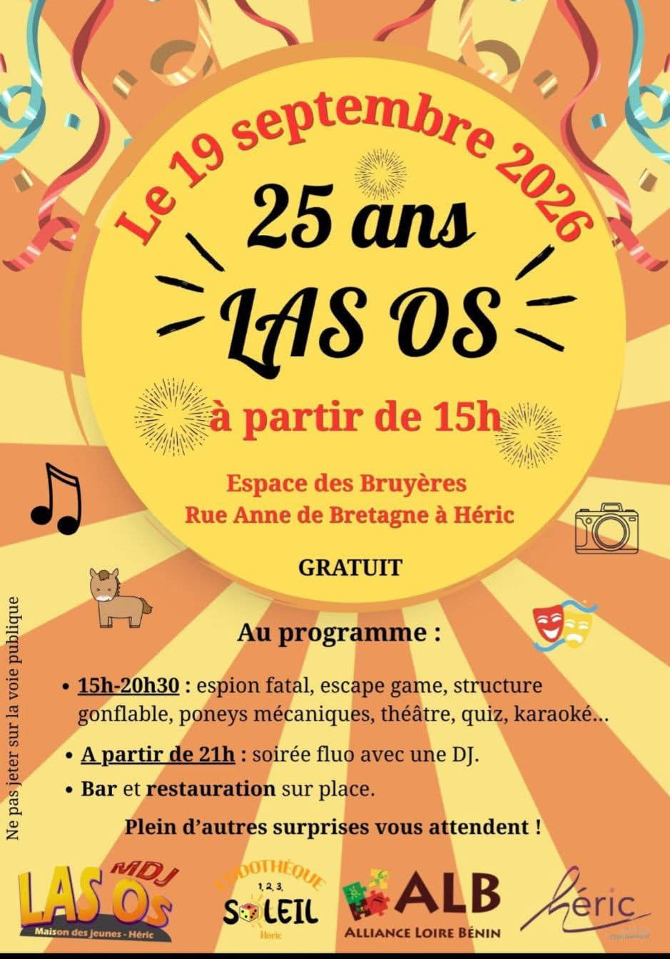 25 ans de Las Os - Samedi 19 Septembre 2026