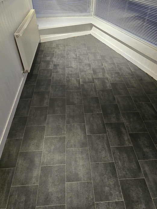 new floor installation