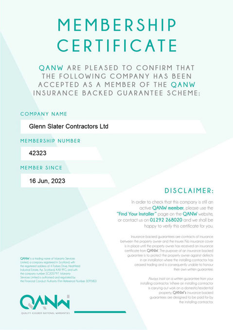 Membership certificate