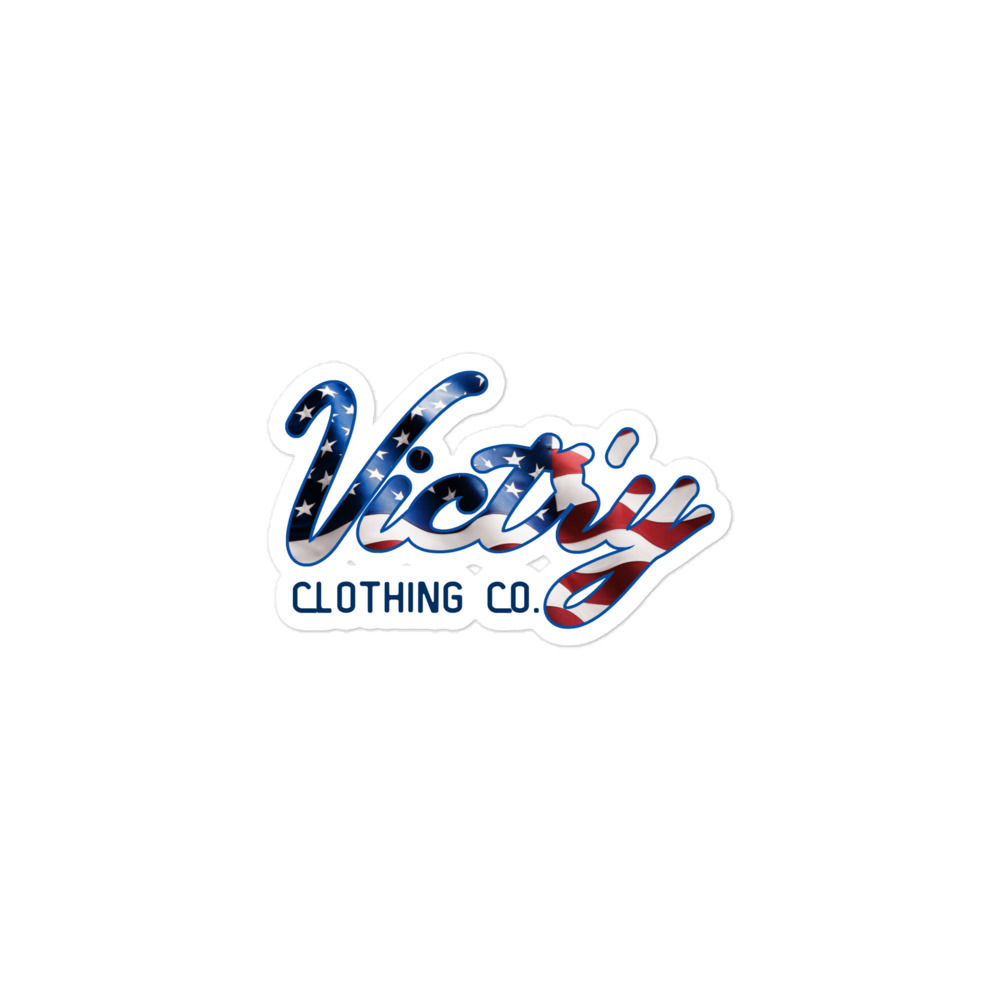 Patriotic Victr'y Sticker