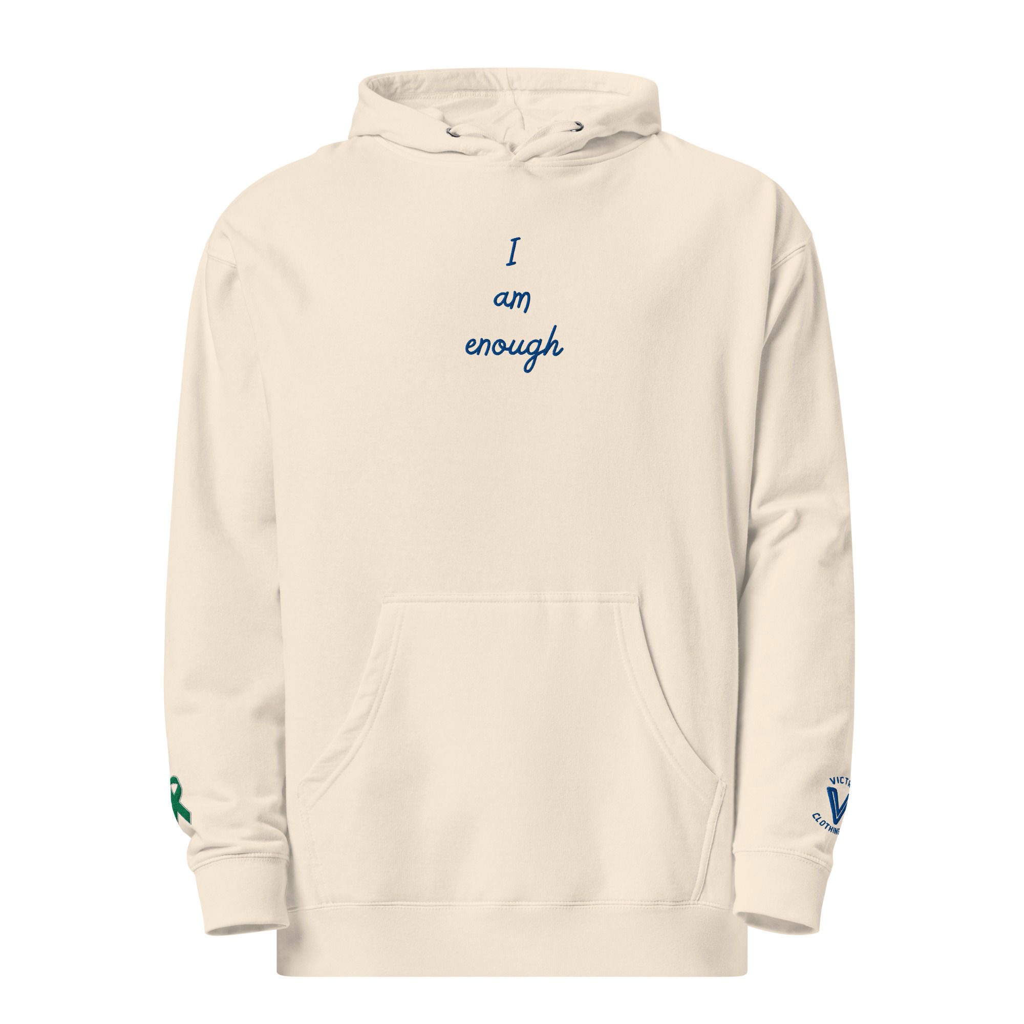 We Are Enough Embroidered Hoodie