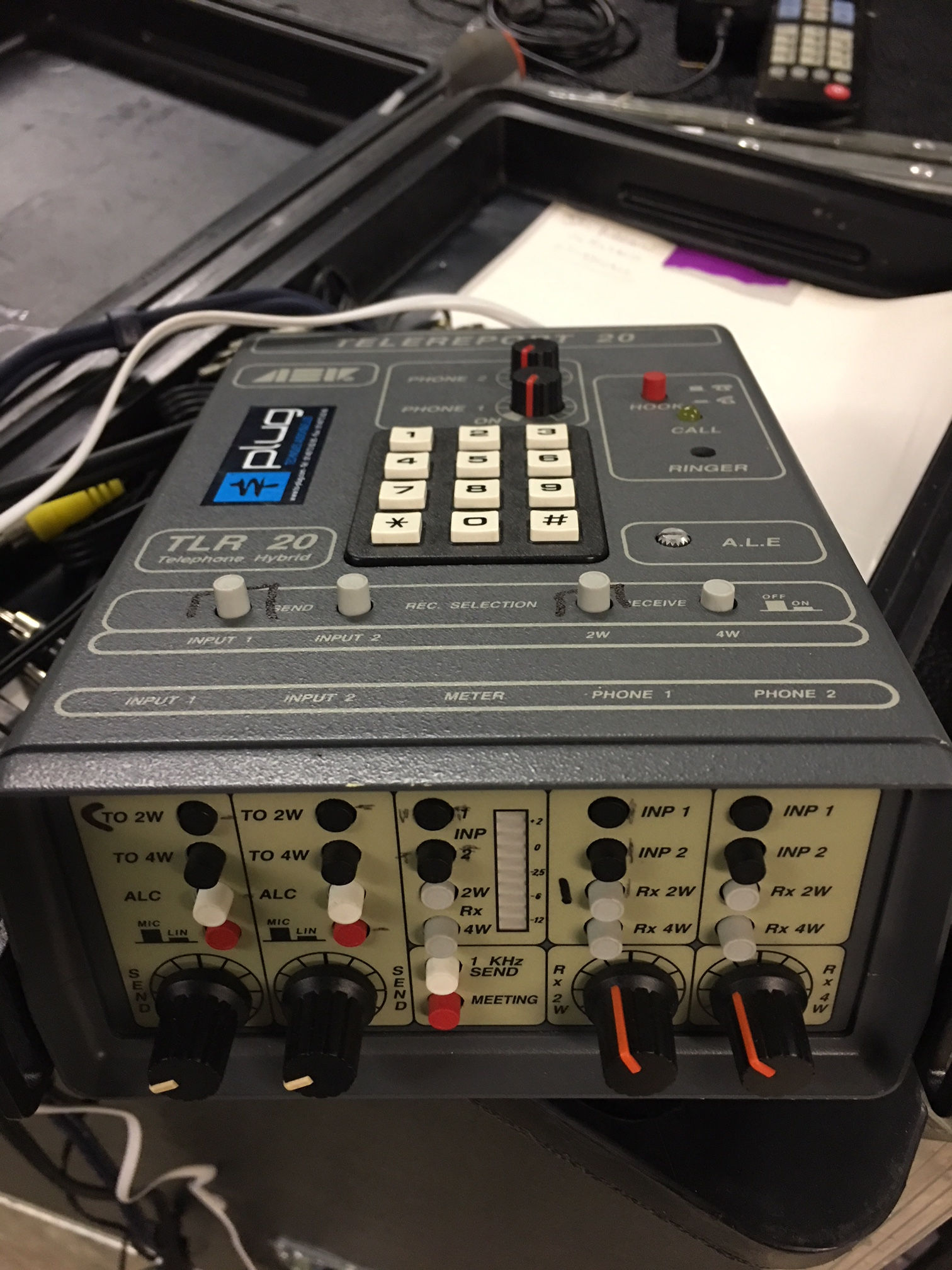 Insert téléphonique Telereport 20