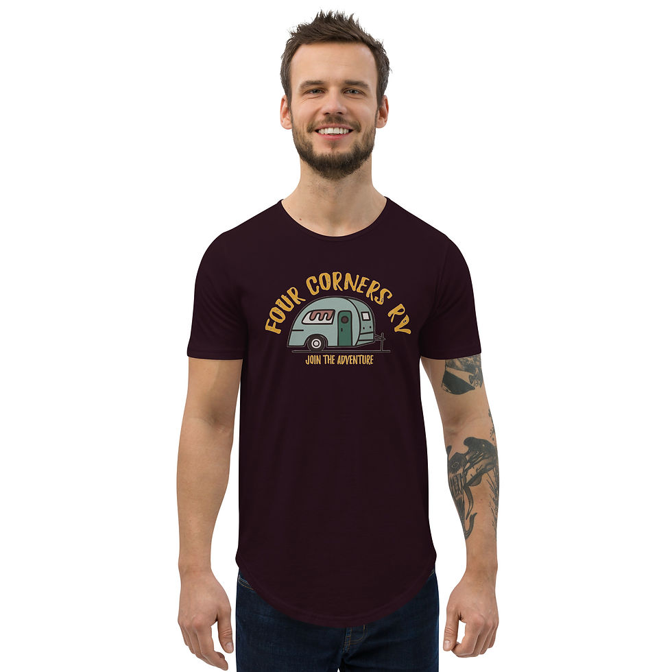 Thumbnail: Men's Curved Hem T-Shirt