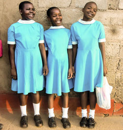 Betty Chidoti and school friends