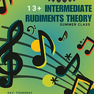 Intermediate Rudiments Theory