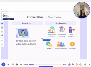 ConnectOne: a simple one-button video calling device