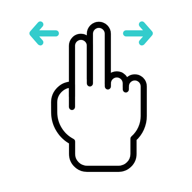 bewegende Hand 