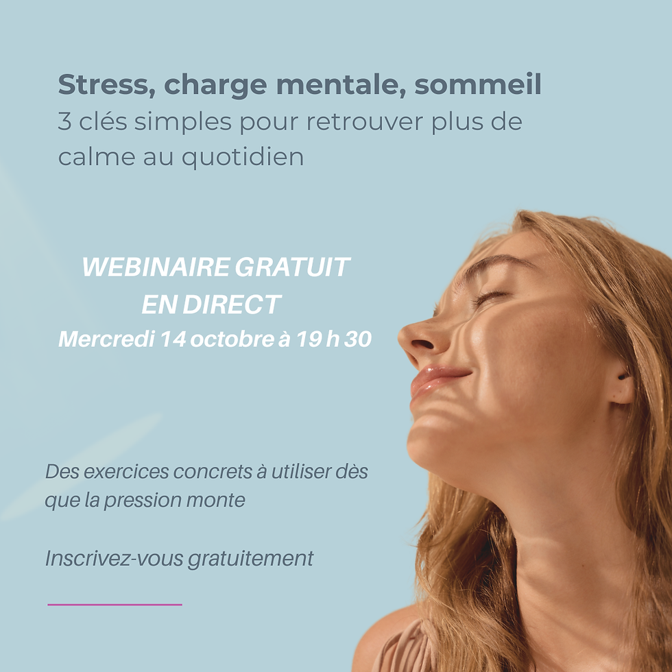 Stess, charge mentale, sommeil