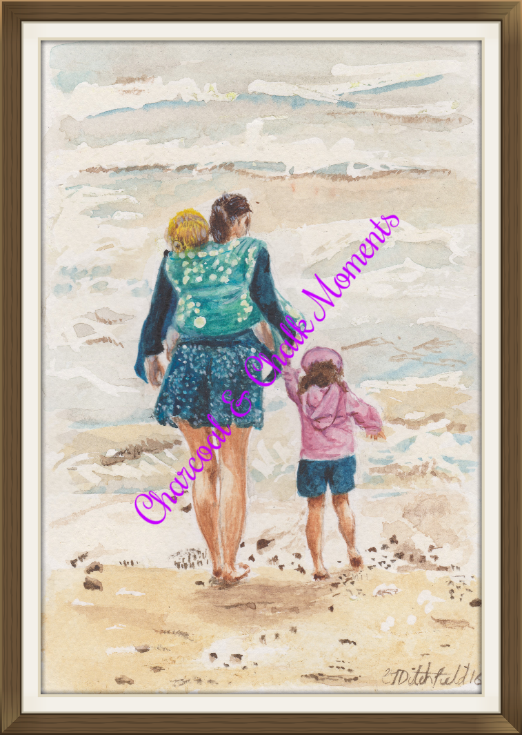 The waves at our feet