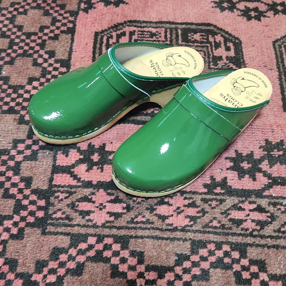 תמונה ממוזערת: קבקבים עקב נמוך ירוק לק💚