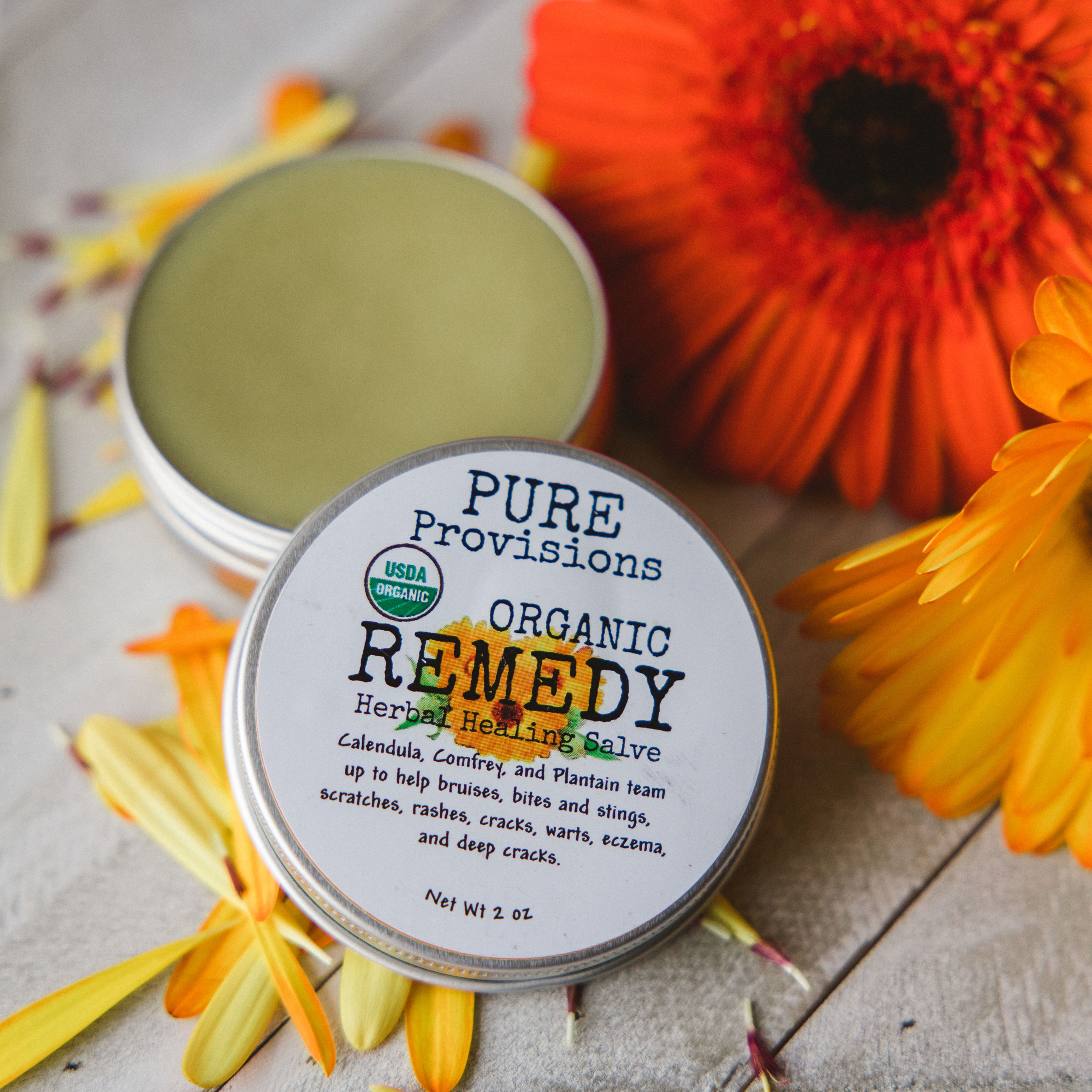 Organic Herbal Remedy Salve