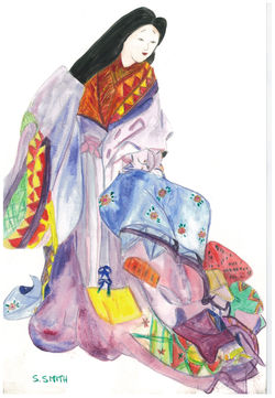 Colorful Japanese Lady