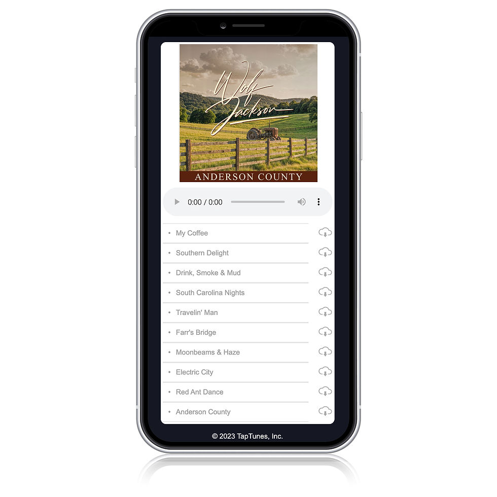 Thumbnail: Anderson County Tap Music Card