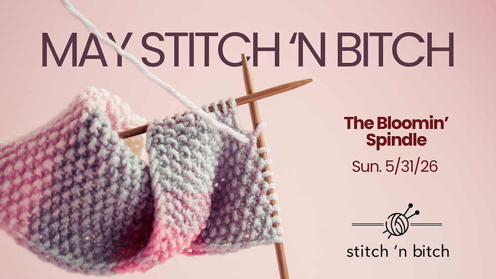 May Logan Square Stitch 'n Bitch