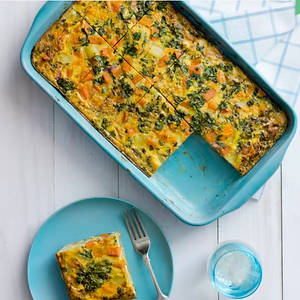 Fetta, Spinach & Potato Frittata