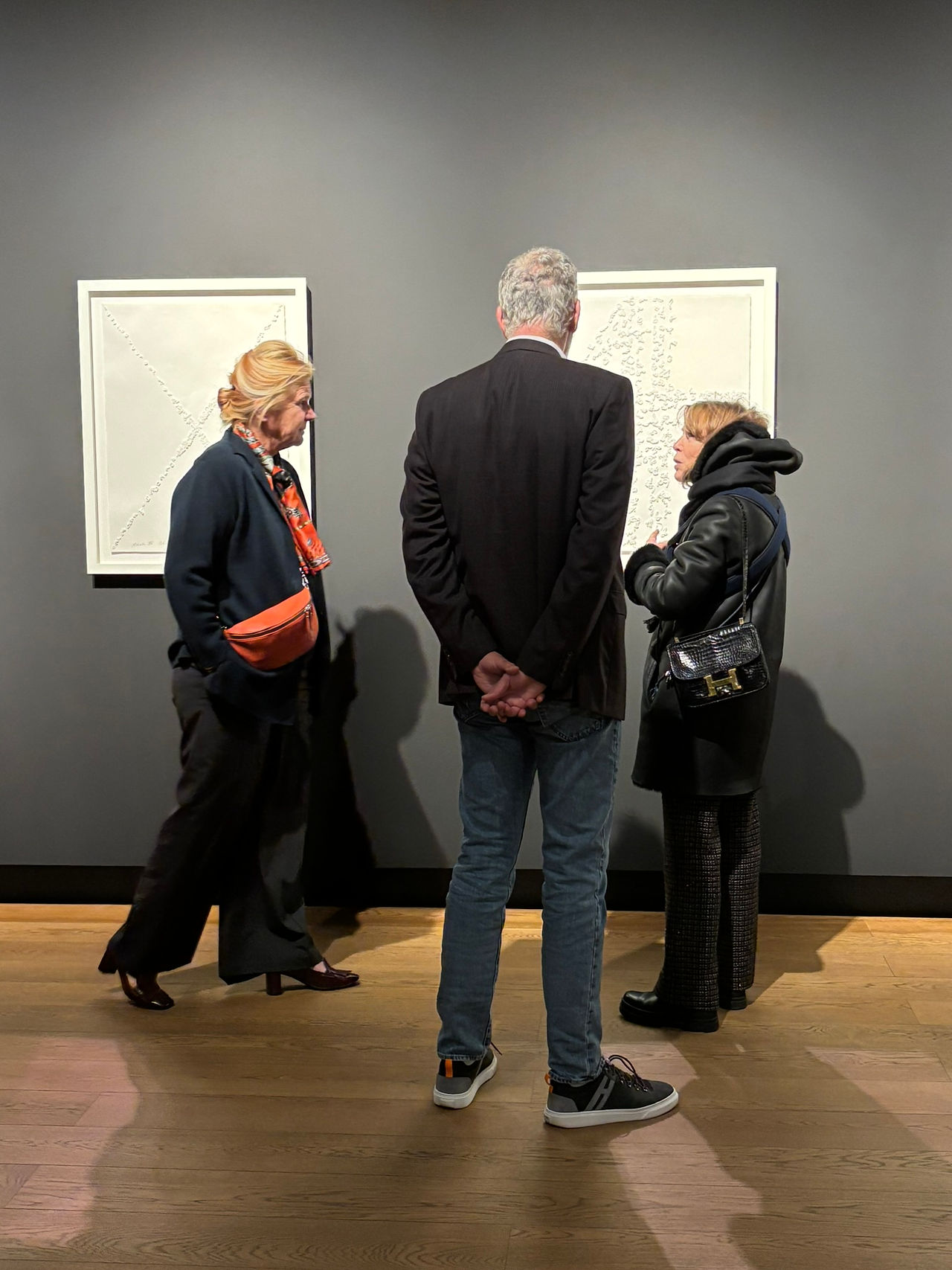 Opening of exhibition of Barbara Chase-Riboud at Hauser & Wirth Gallery in Monaco