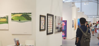 Intellectual landscape by Zoia Skoropadenko Pulse Art Fair Miami