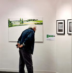 Zoia Skoropadenko  with Intellectual landscapes at exhibition The best Ukrainian art in Paris