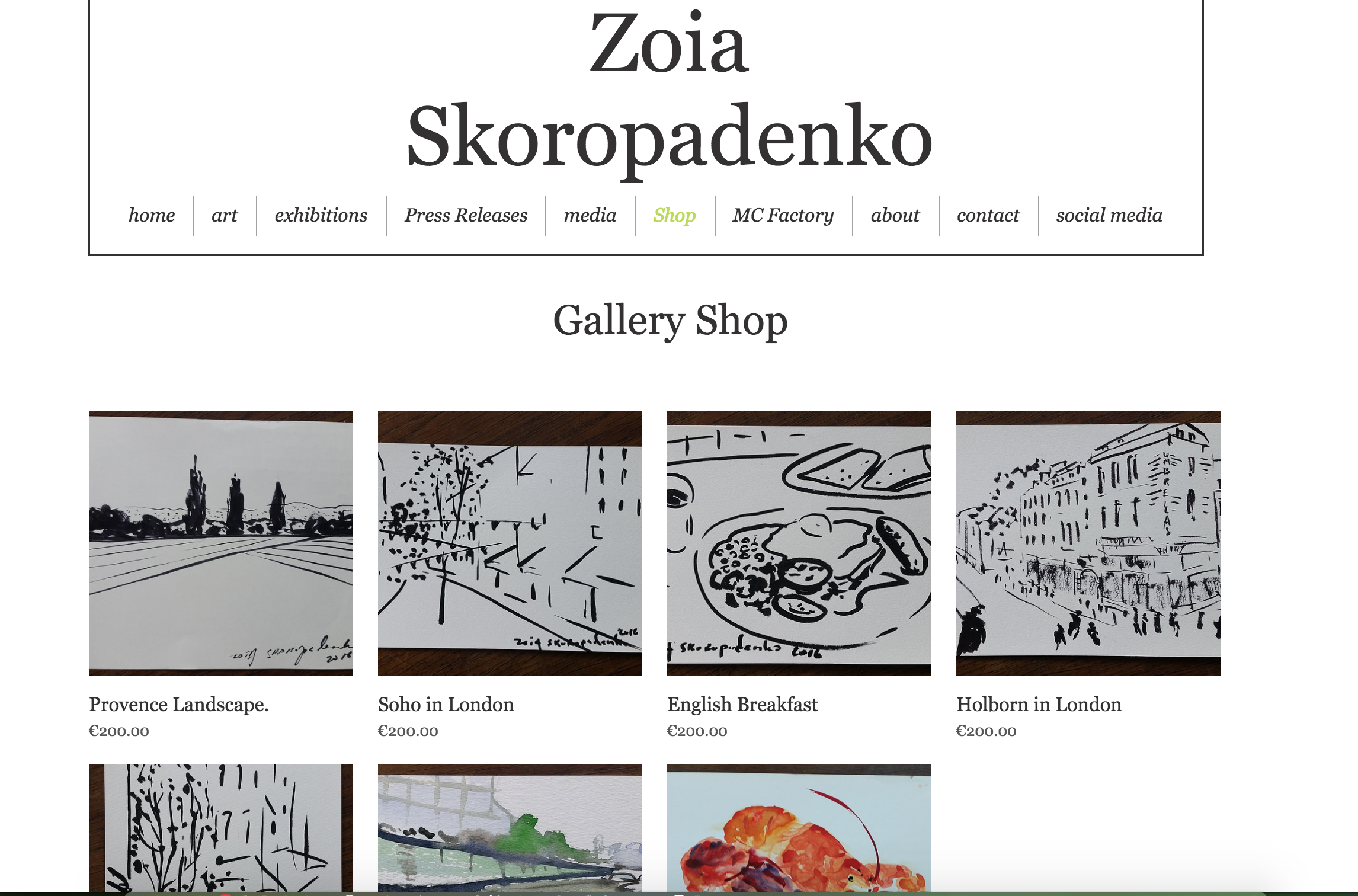 GalleryShop online.Now you can buy.
