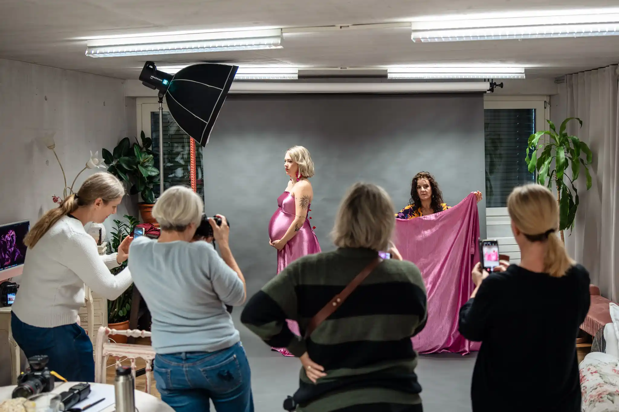 schwangerschaftsfotografie - work together - workshop