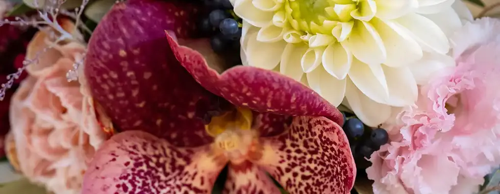 Detail Blumen vom Brautstrauss