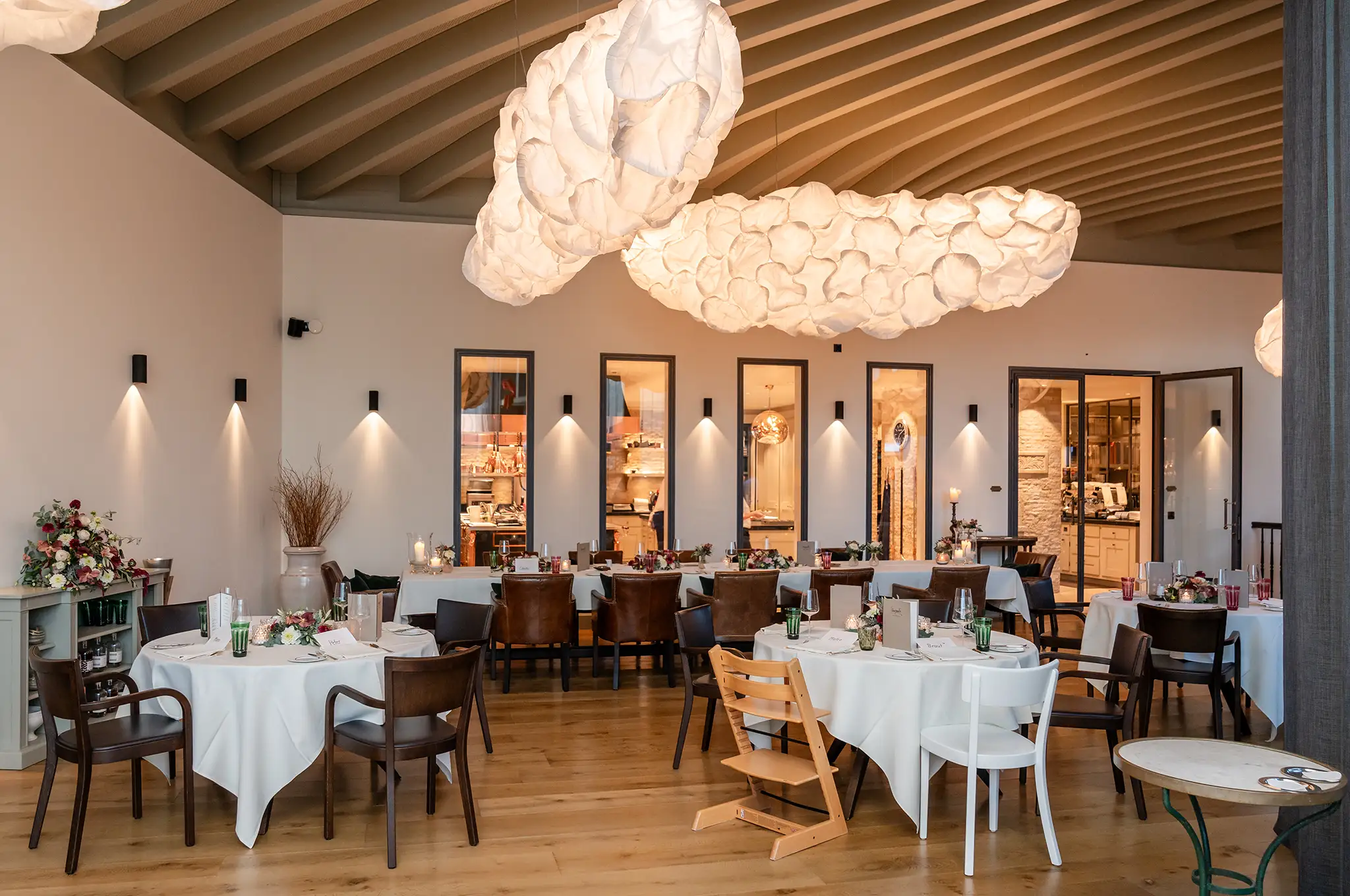 Im Restaurant vom Lamperts im Val Lumnezia