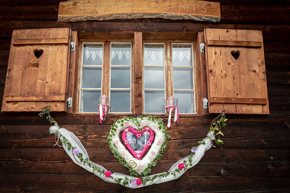 Maiensäss Hochzeitsfeier
