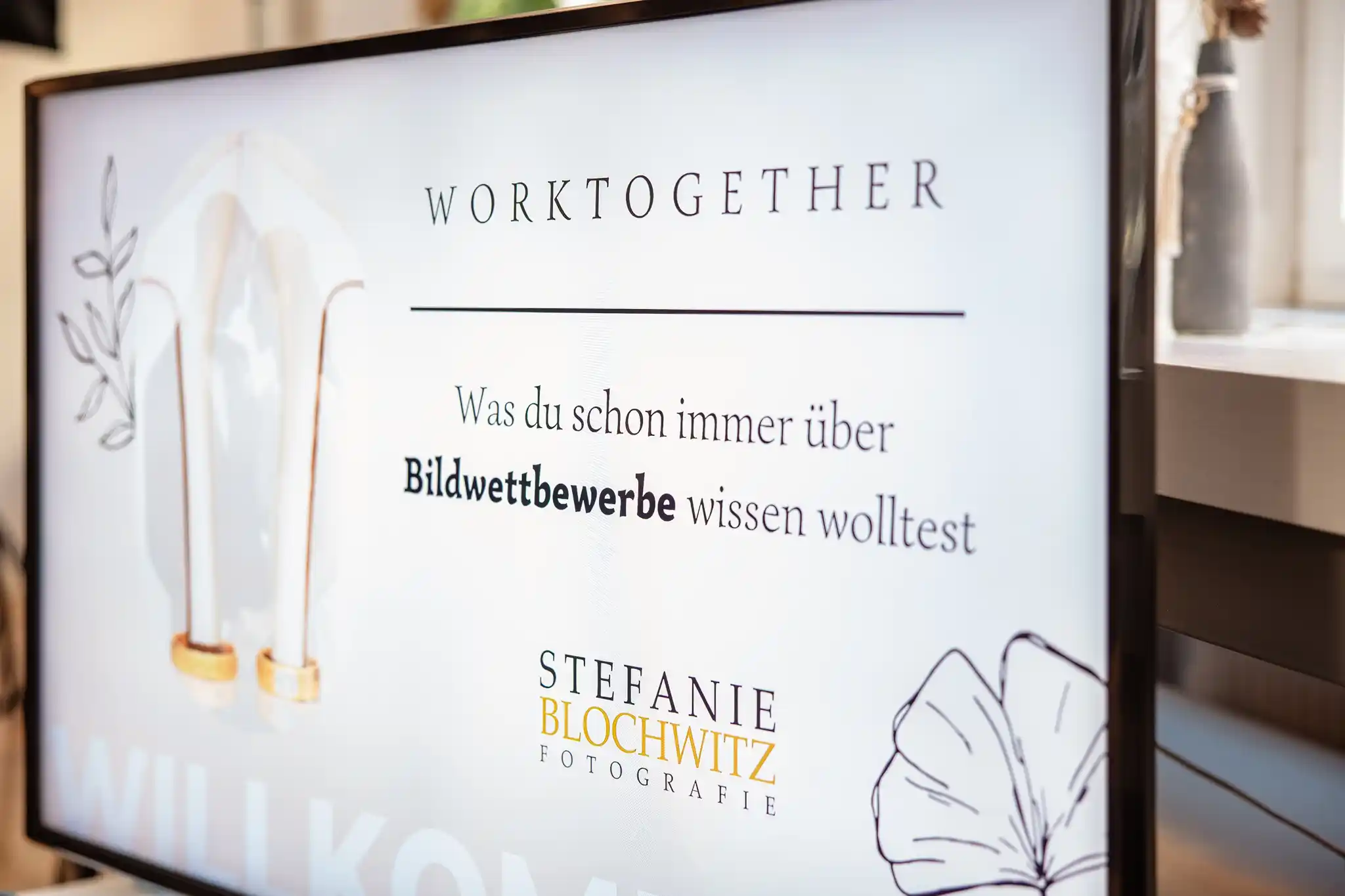 Wettbewerbsvorbereitung mit Stefanie Blochwitz - ein photo professionals Work Together