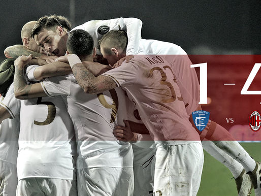 EMPOLI 1 - MILAN 4: Lapadula y suso le dan los 3 puntos al Milan.