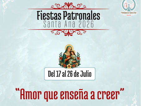 Santa Ana Celebrará sus Fiestas Patronales con una Agenda para Toda la Familia