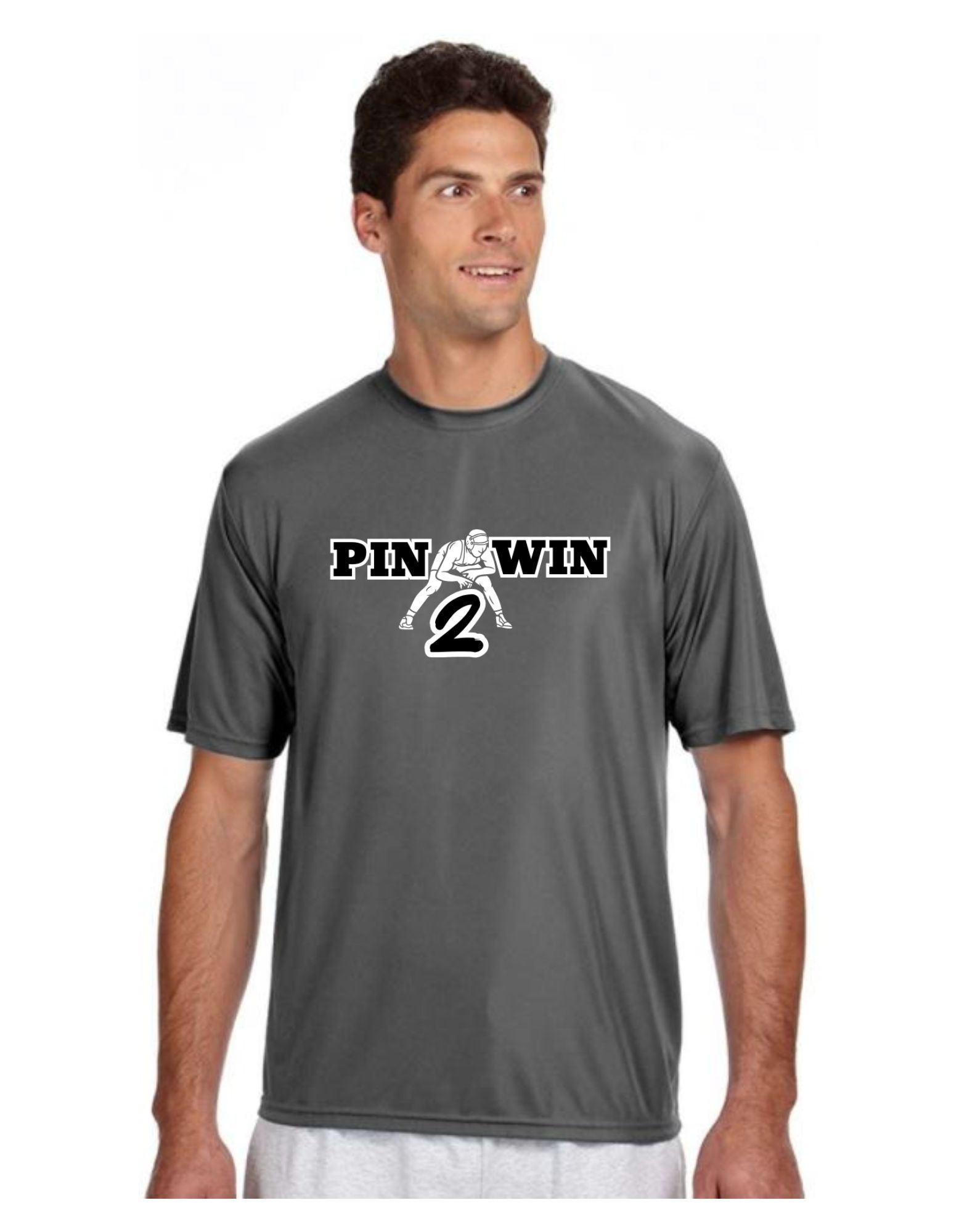 HEATHER GRAY SHORT SLEEVE DRI FIT