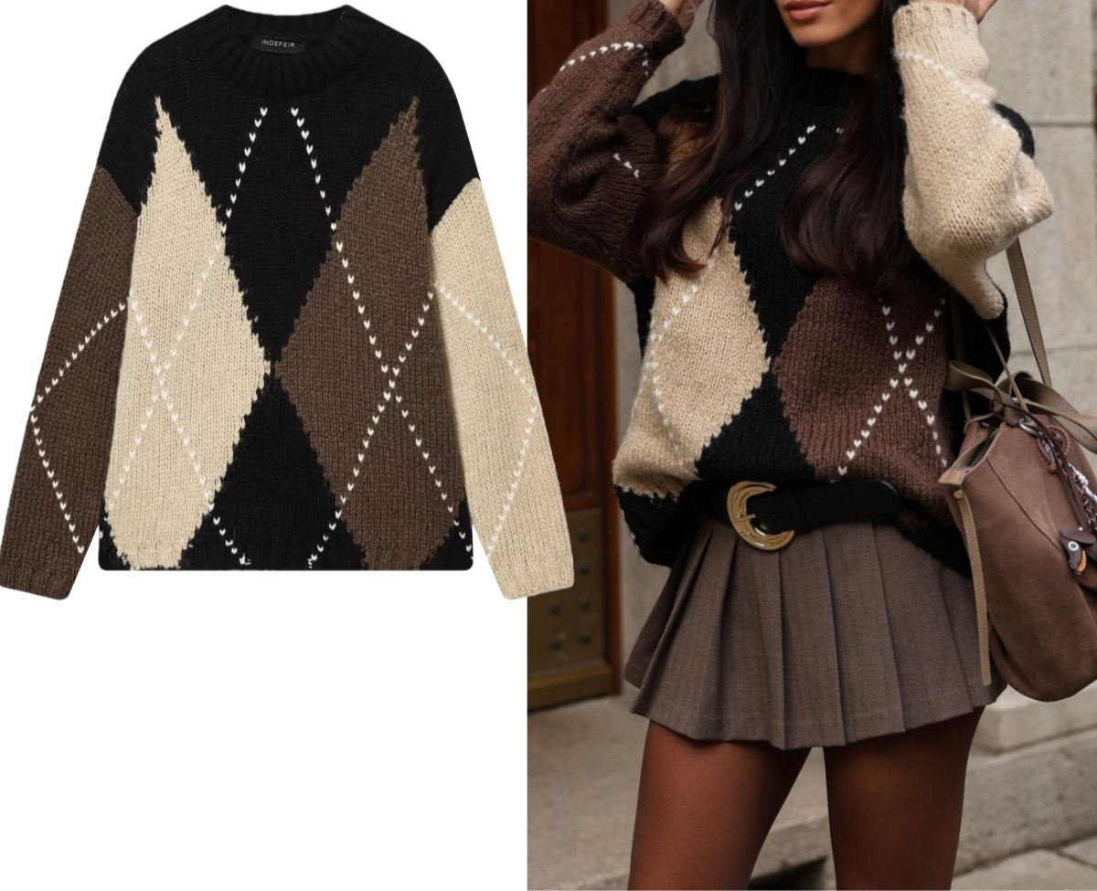 Argyle Charm Knit