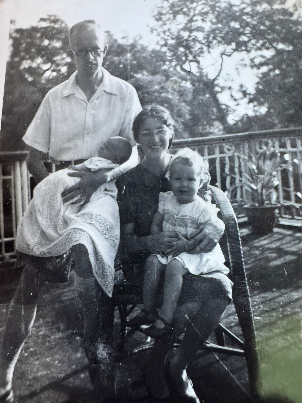 Ted, Eluned with Hugh and Glenys