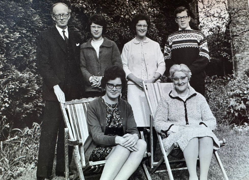 Ted, Janet, Marilyn, Hugh, Glenys and Eluned