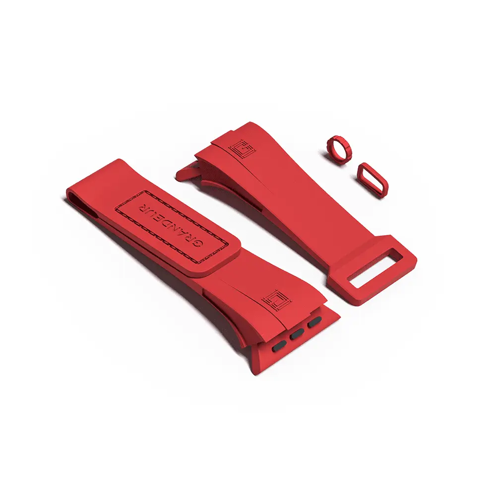 RED GRANDEUR WATCH CASE STRAP