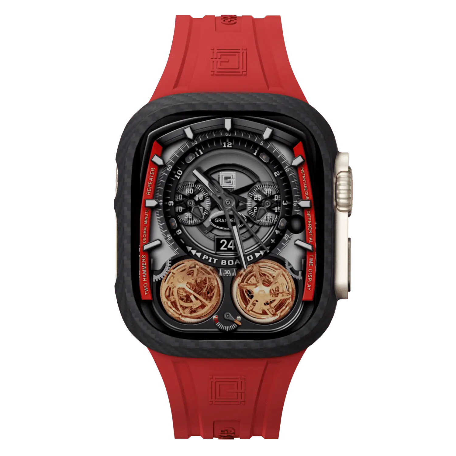 Apple Watch Ultra Case – Red Strap