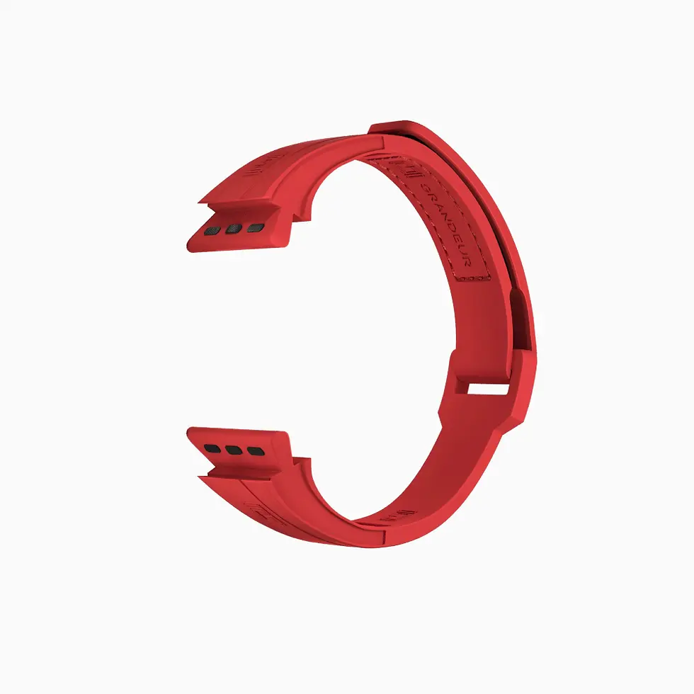Thumbnail: RED GRANDEUR WATCH CASE STRAP