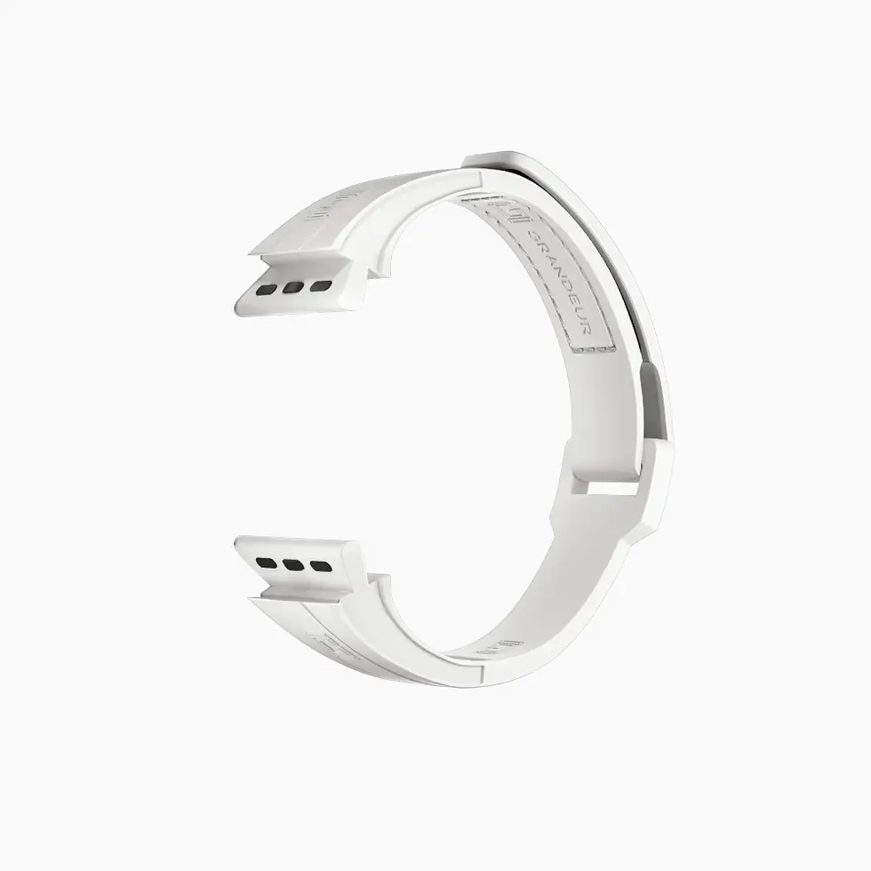 Thumbnail: WHITE GRANDEUR WATCH CASE STRAP