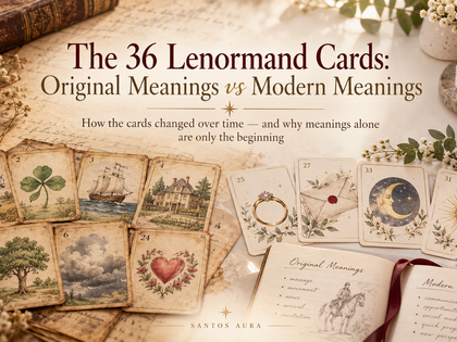 Lenormand Card Meanings Then and Now: 8 Cards That Changed Most