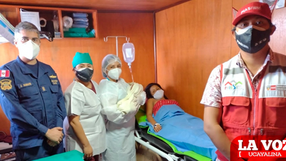 Madre Shipiba dio a luz en el BAP Curaray