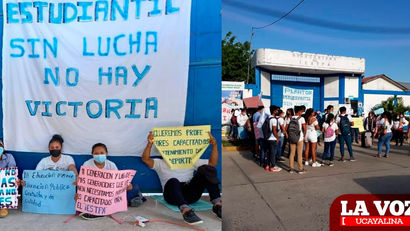 Realizan plantón en Instituto Tecnológico de Atalaya