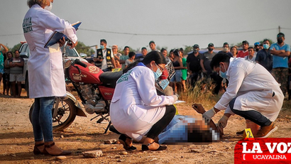 Sicarios asesinan a dentista en Manantay y se van a pie 