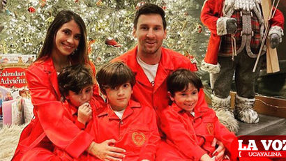 Messi llega a Argentina para pasar las fiestas navideñas