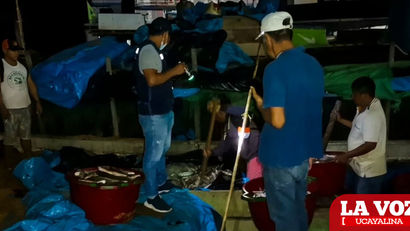 Decomisan 700 kilos de pescado en desembarcadero artesanal