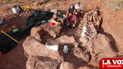 Argentina: increíble hallazgo de fósiles de dinosaurio Ninjatitan