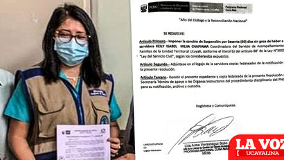 Keyli Mejia sancionada por malversar fondos destinados a niños vulnerables